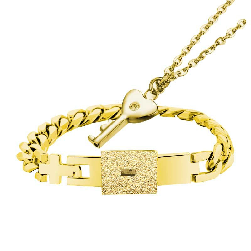 Venta al por mayor collar de pulsera de acero inoxidable para el día de San Valentín